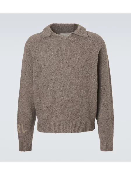 Vlněný svetr Erl šedý