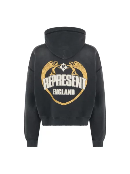 Bluza z kapturem Represent szara