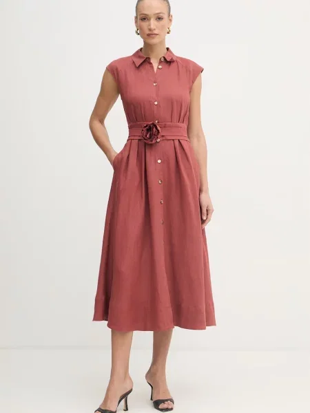 Marella сукня-сорочка лляна VENTO