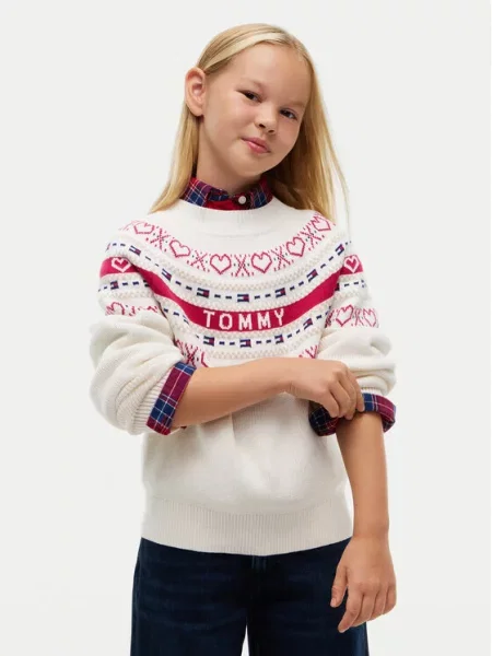 Tommy Hilfiger Пуловер Кремав