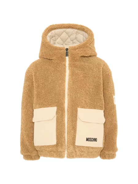 Dětska bunda Moschino hnědá