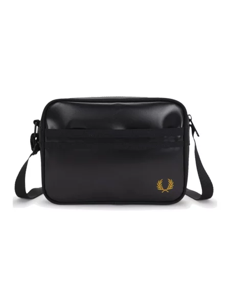 Torba FRED PERRY Tonal Classic Mini Shoulderbag Black/ Gold Universal czarna