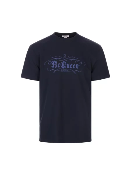 Koszulka Alexander Mcqueen niebieska