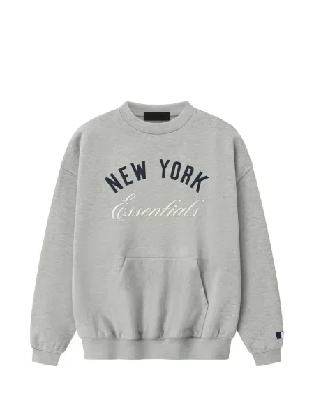 Hanorac Fear Of God Essentials cu imagine gri