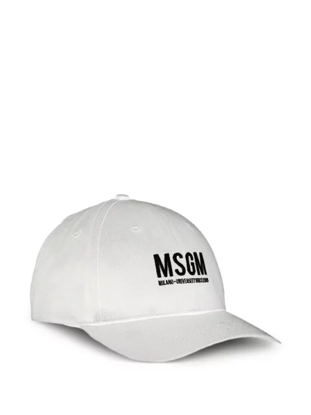Czapka z daszkiem dziecięca Msgm biała