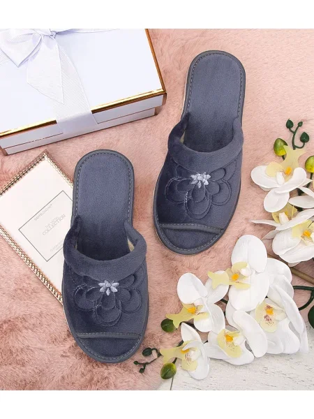 Pantofle Natural Style šedé