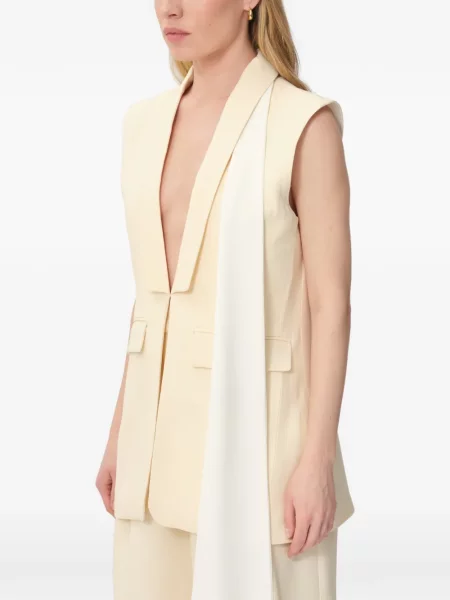 Vestă Concepto cu decolteu în V galben