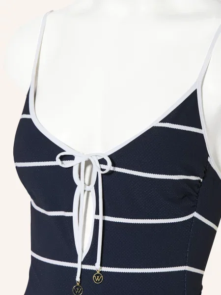 Watercult Strój Kąpielowy Coastal Lines blau biały
