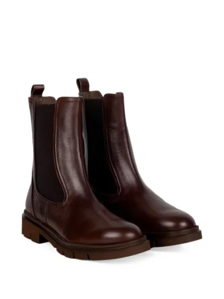 Botine chelsea Status din piele maro