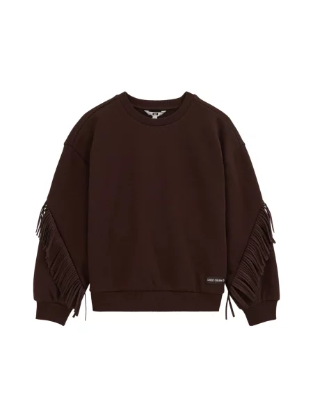 WE Fashion Svetr tmavě hnědá