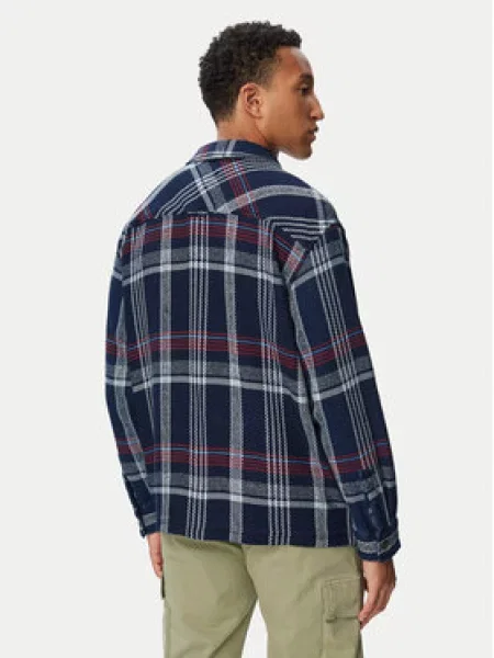 Tommy Jeans Srajca Check Mornarsko modra