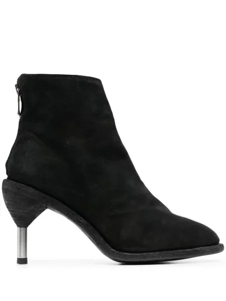 Botine Guidi din piele de căprioară negru