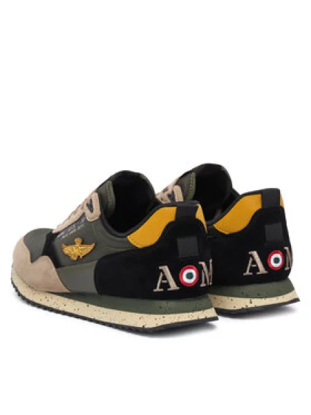 Aeronautica Militare Sneakersy Farebná zelená