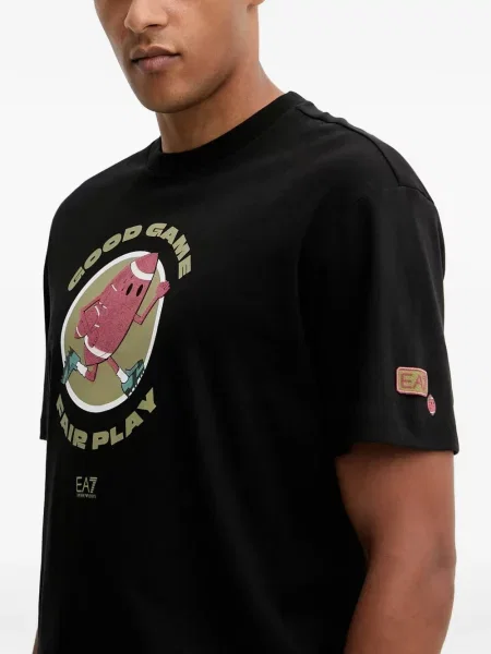 Tricou Ea7 Emporio Armani negru
