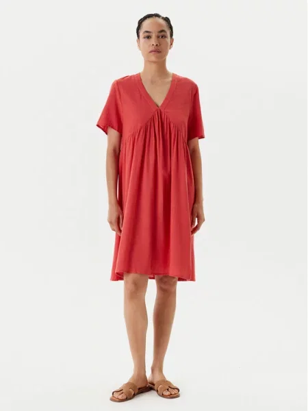 Poletna obleka United Colors Of Benetton rdeča