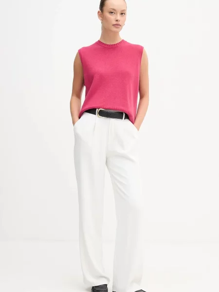 Шерстяной свитер United Colors Of Benetton бежевый