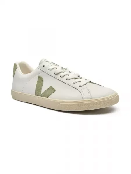 VEJA De piele sneakers alb