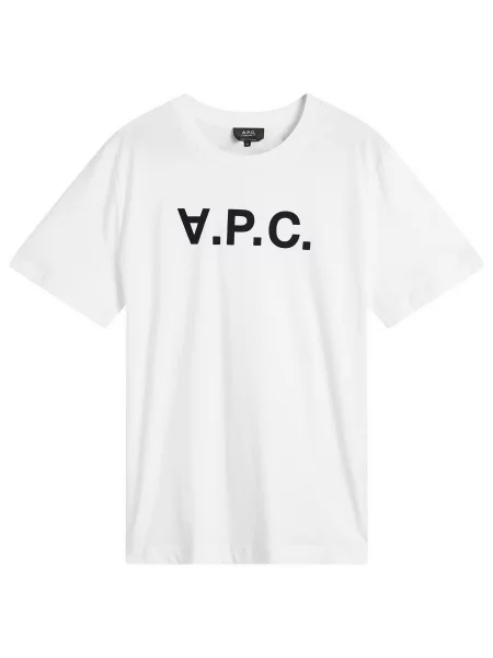 A.P.C. t-shirt t-shirt standard grand vpc GOTS biała