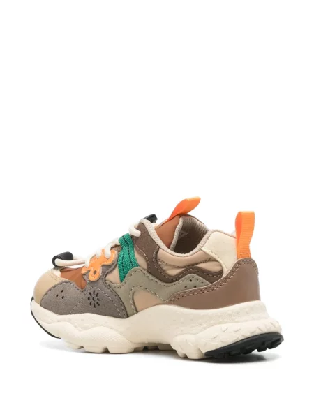 Sneakersy dziecięce Flower Mountain brązowe