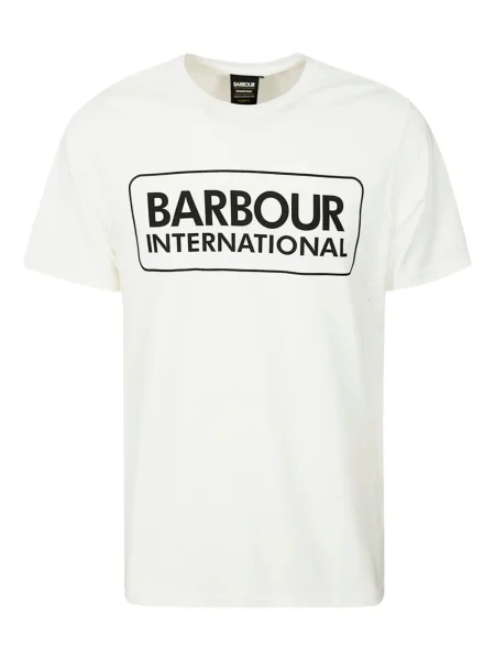 Tricou Barbour cu imagine alb