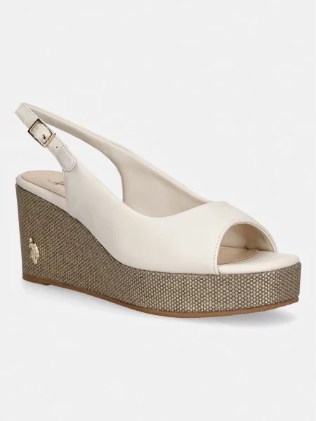 Körömcipő U.s. Polo Assn. bézs
