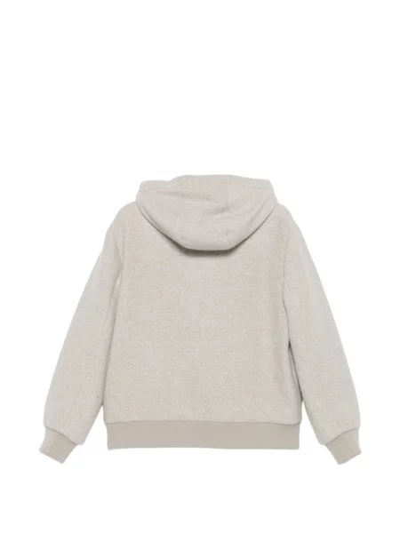 Geacă Colombo cu glugă cu model herringbone