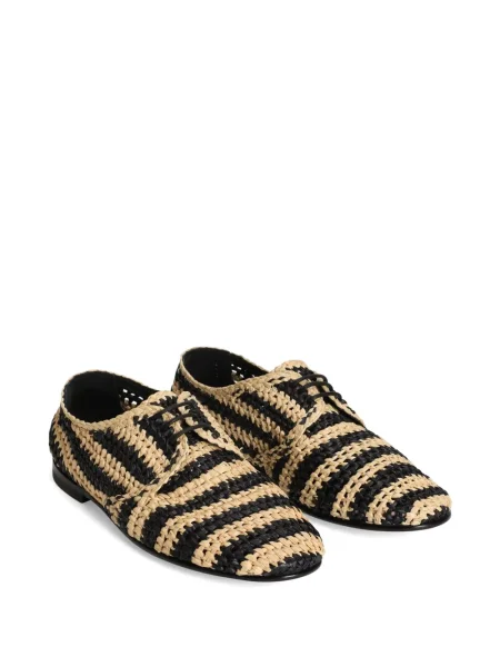 Pantofi derby Dolce & Gabbana cu dungi negru
