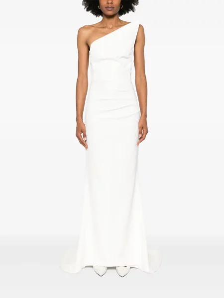 Rochie maxi Moos Studio de costum alb