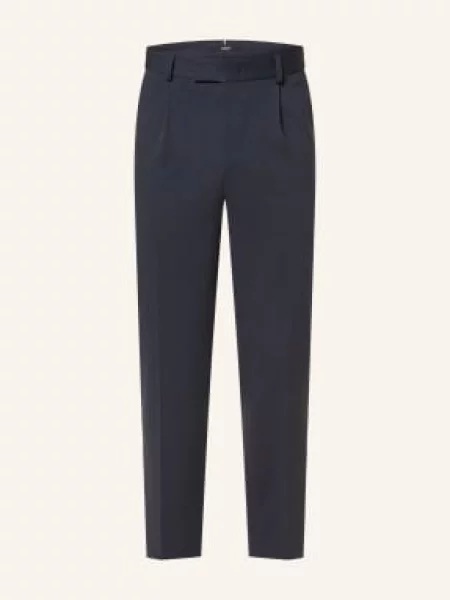 Joop! Spodnie Garniturowe Rennet Regular Fit blau niebieskie