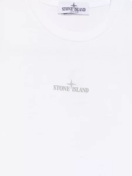 Koszulka dziecięca Stone Island biała