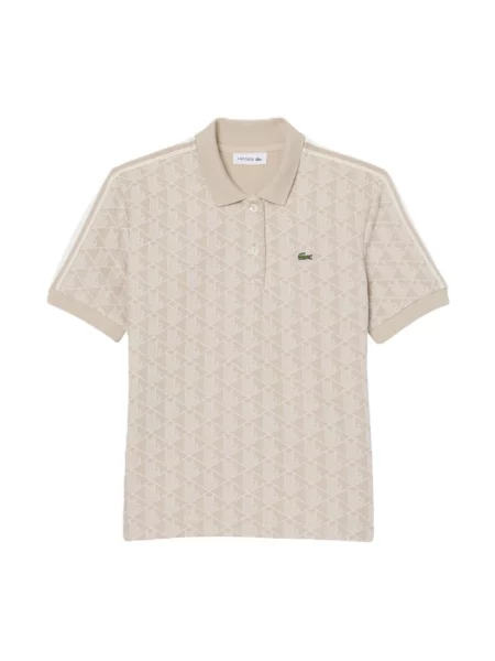 Koszulka polo Lacoste beżowa