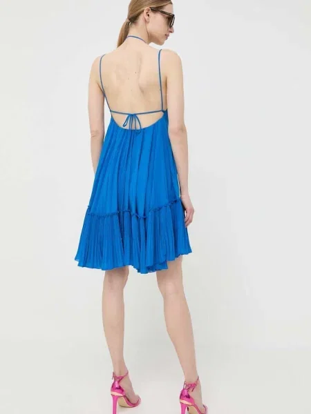 Beatrice B rochie mini evazati albastru