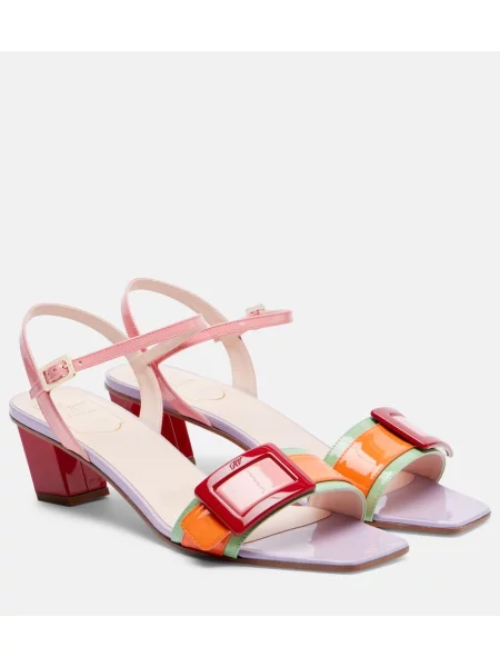 Sandale Roger Vivier din piele de lac