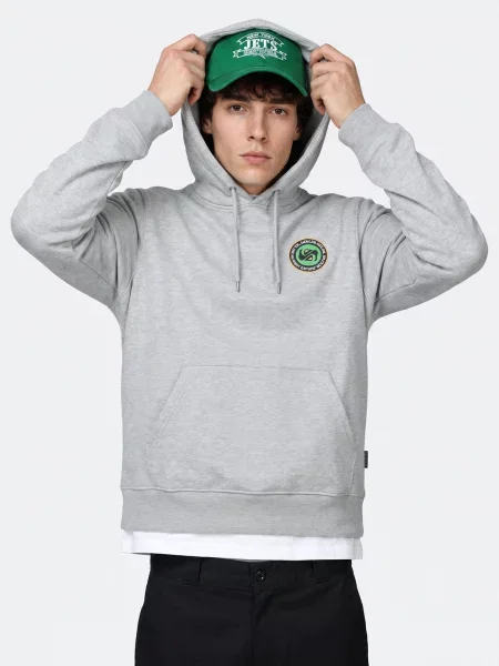 Majica s kapuljačom Quiksilver siva