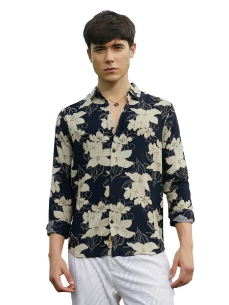 Campus Sutra Košulja Aylin bež / tamno bež crna