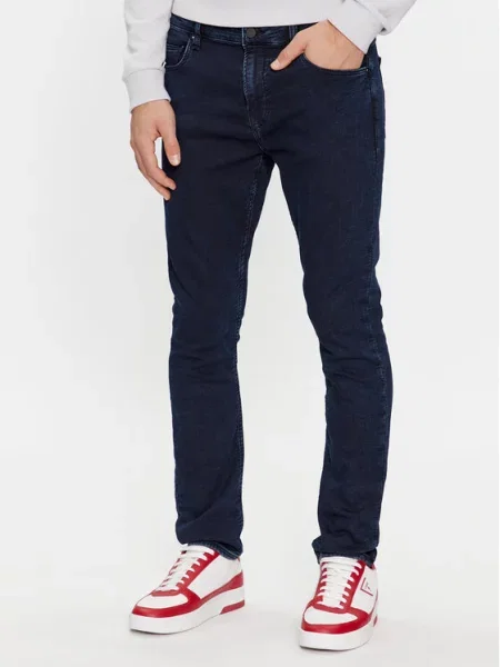 Jogger hlače Guess tamnoplava