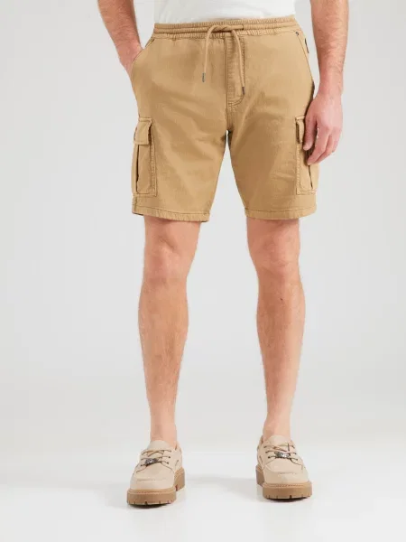 INDICODE JEANS Pantaloni cu Bouillon cămilă maro