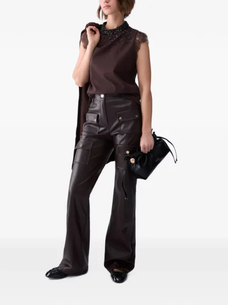 Pantaloni Liu Jo maro