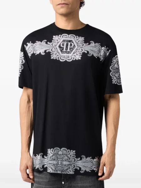 Stras tricou Philipp Plein negru