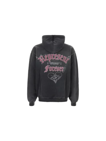 Bluza z kapturem Represent z kapturem szara