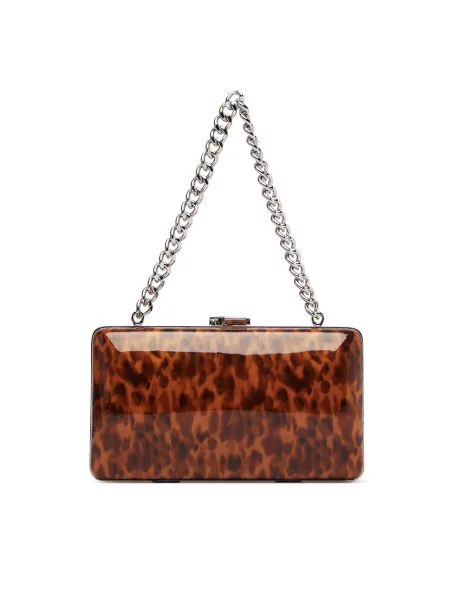 LAUREN RALPH LAUREN Ročna torba rjava