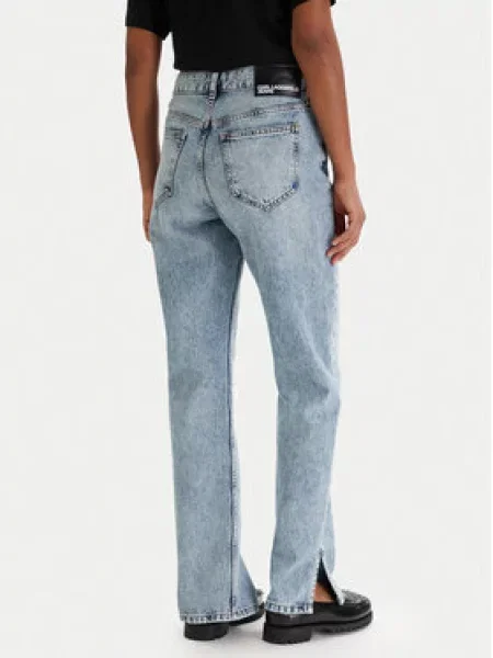 Karl Lagerfeld Jeans Jeans hlače Straight Fit modra