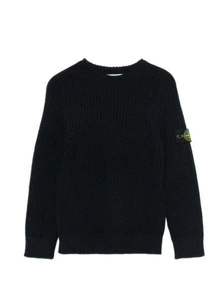 Sweter dziecięcy Stone Island niebieski