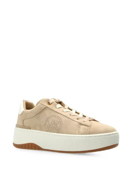 Sneakerși Michael Michael Kors din piele cu platformă maro