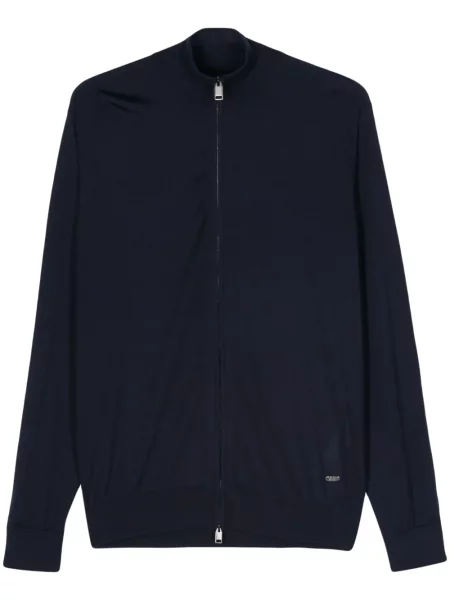 Pulover Brioni cu autograf albastru