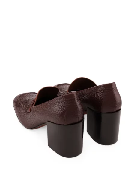 Pantofi loafer Dries Van Noten din piele roșu