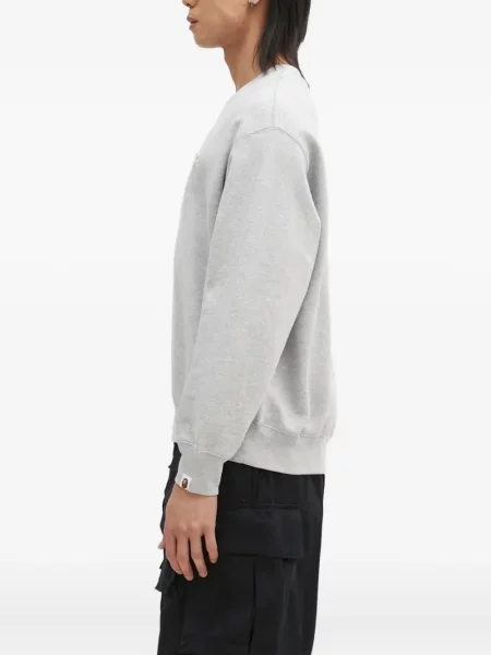 Hanorac crewneck A Bathing Ape® gri