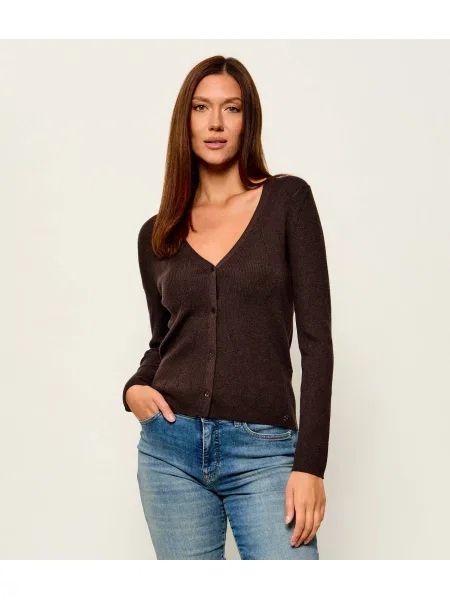 Marc Cain De lână cardigan maro