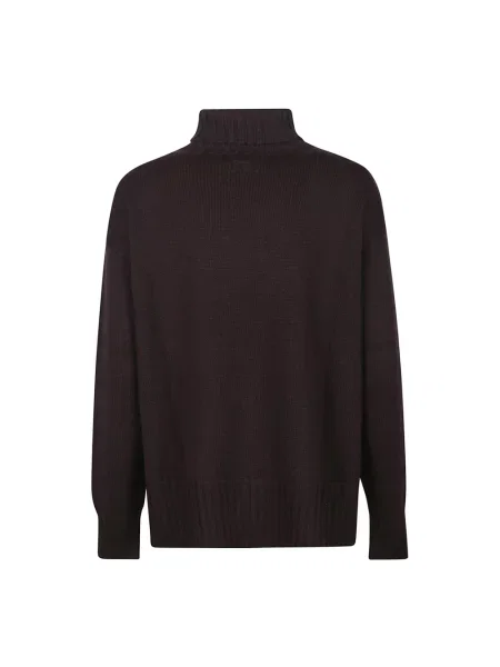 Sweter z golfem Drumohr brązowy