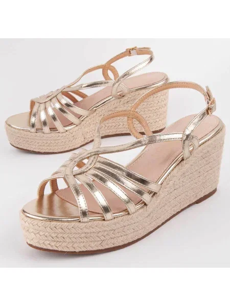 Pantofi Montevita auriu